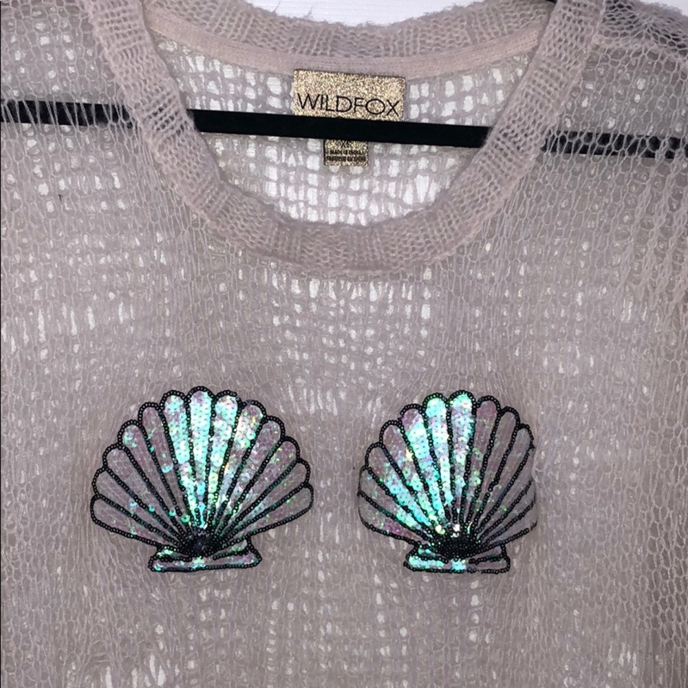 Wildfox Lost Shell Bra Sweater - Picture 3 of 5